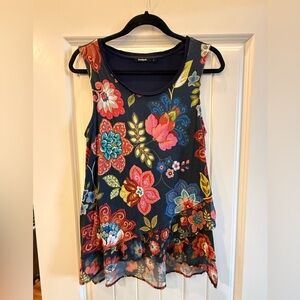 Desigual Women's Colorful Floral Tank Top